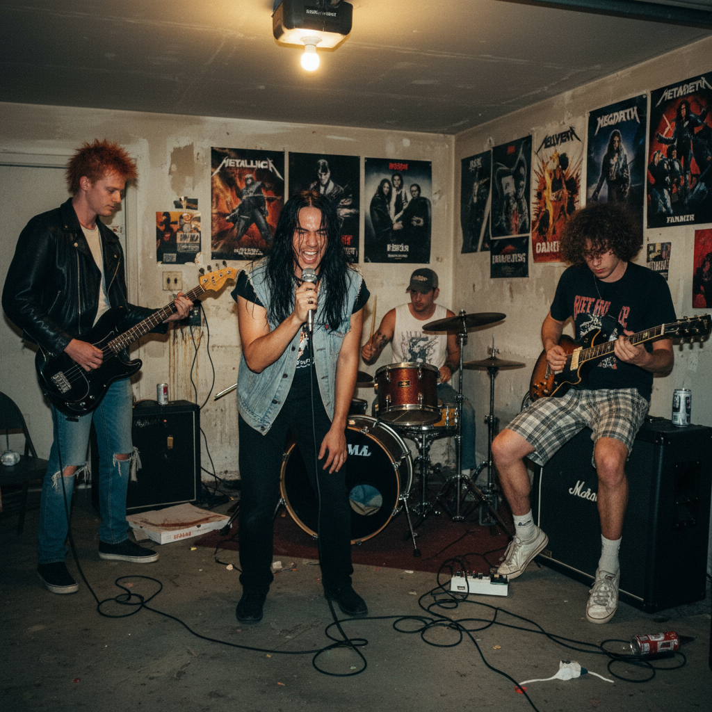 REHEARSAL - VIKTOR'S GARAGE '92